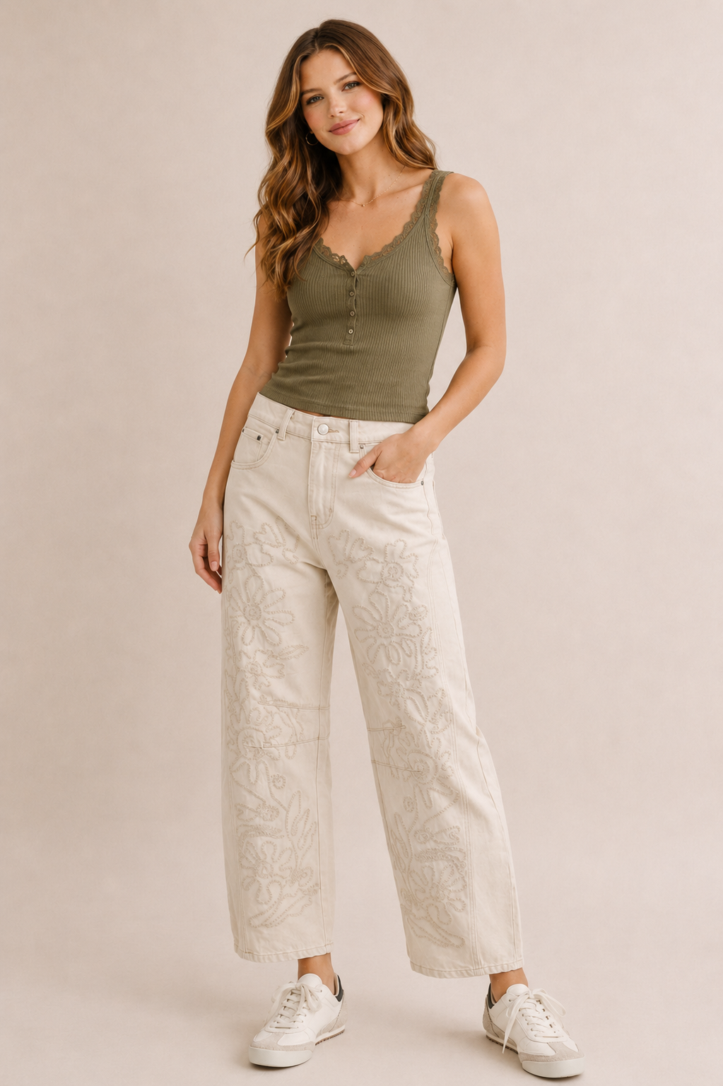 Heirloom Embroidered Pant