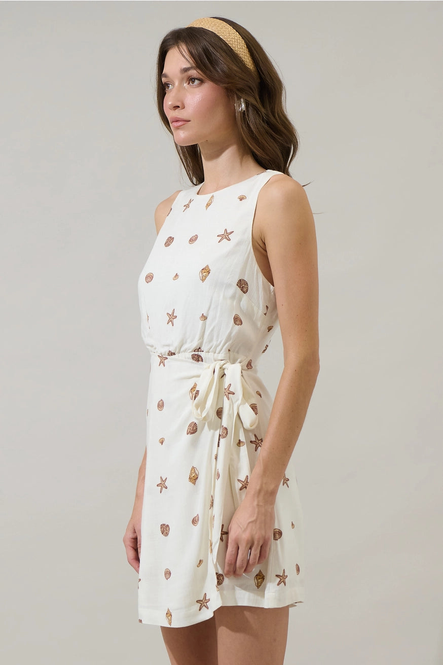CERISE SHELLS JANIS WRAP DRESS - Image 2
