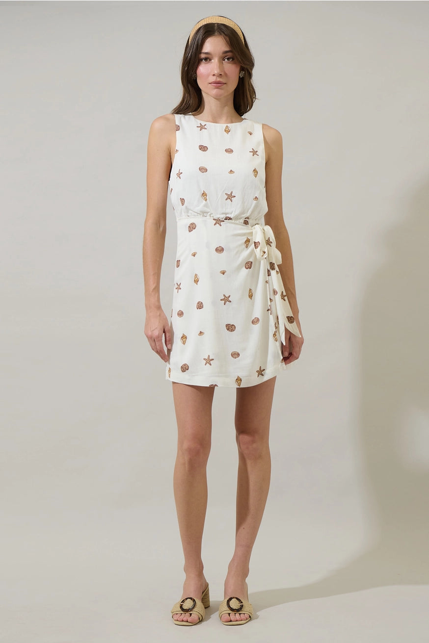 CERISE SHELLS JANIS WRAP DRESS - Image 5