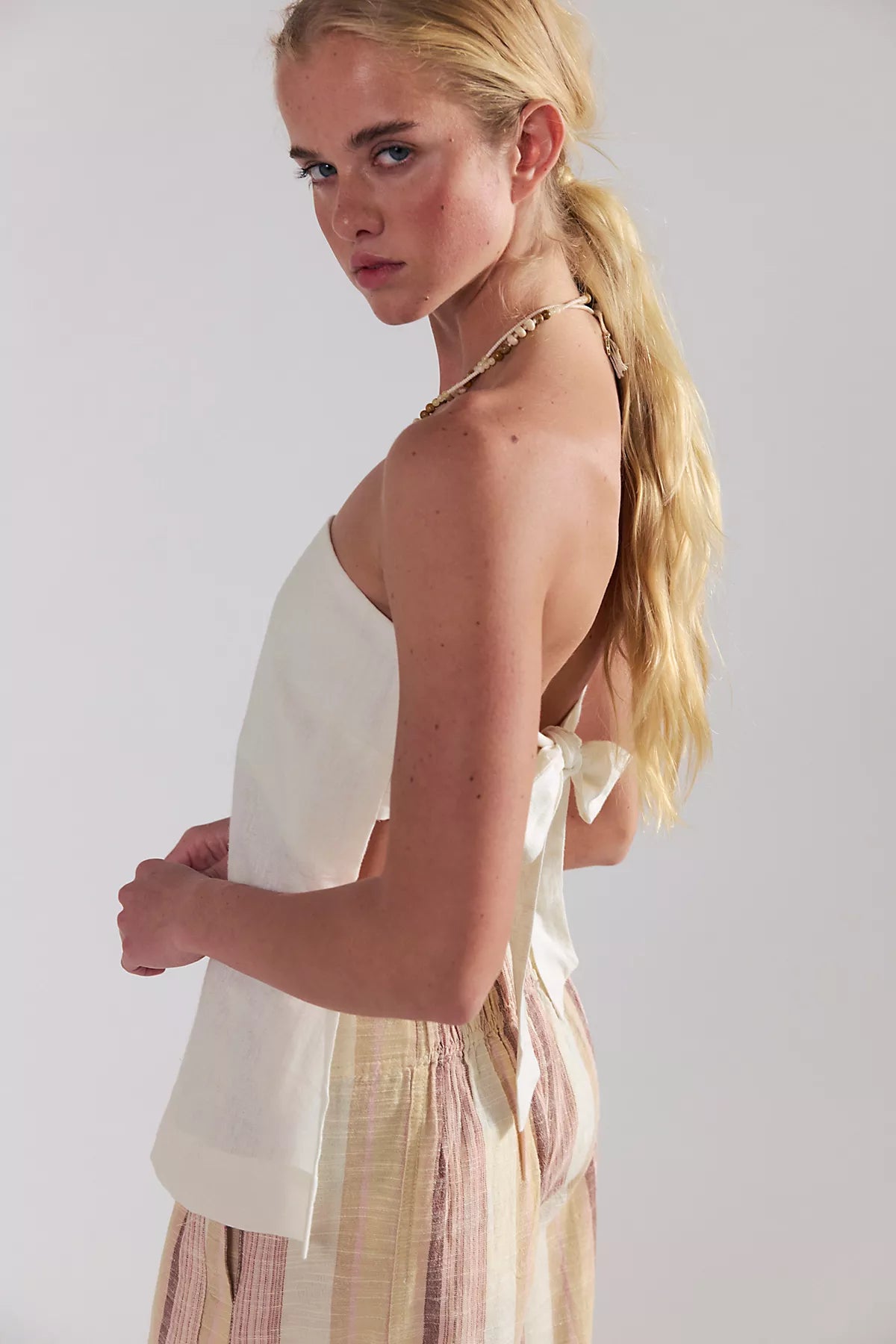 Bernadette Linen Top - Image 5