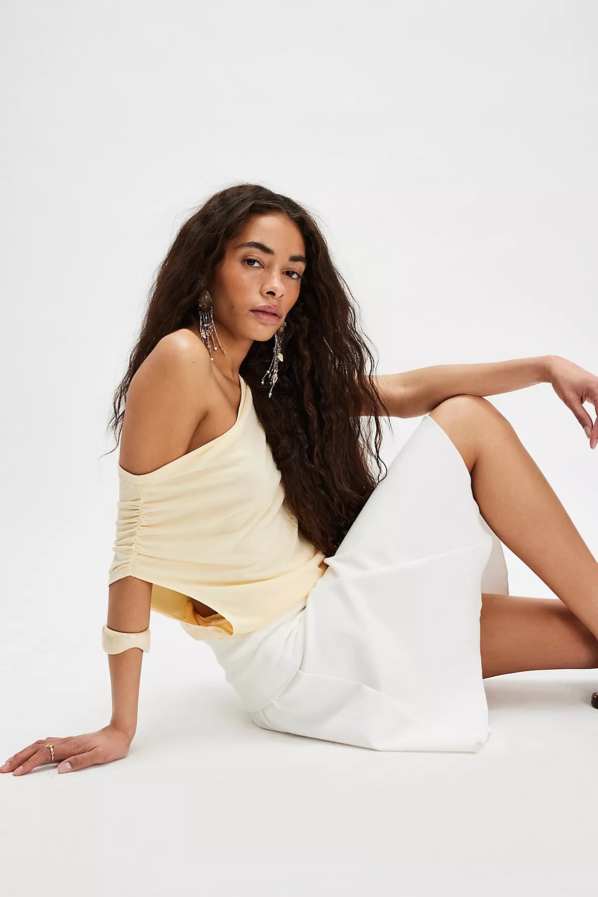 Blake Off-The-Shoulder Draped Top - Image 15