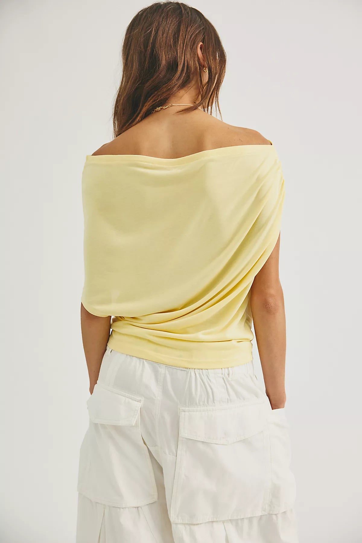 Blake Off-The-Shoulder Draped Top - Image 6