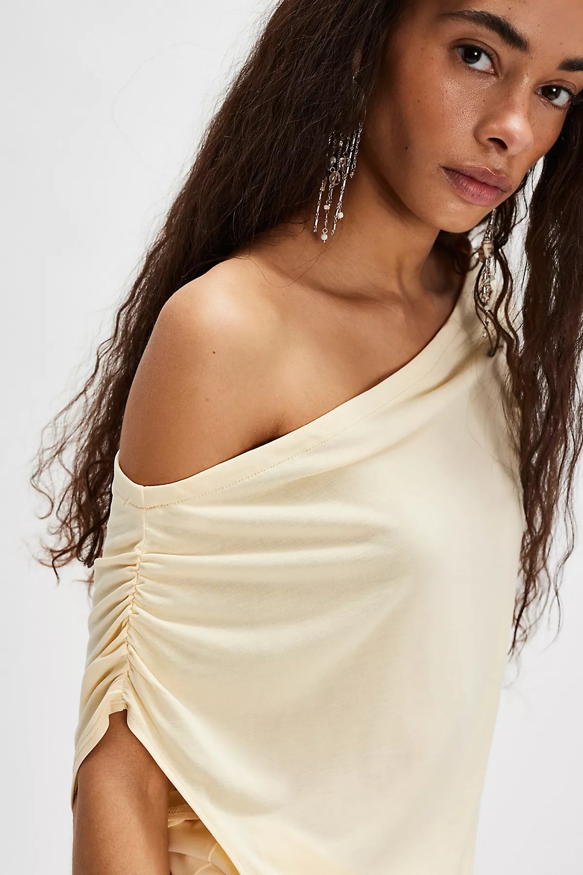 Blake Off-The-Shoulder Draped Top - Image 18
