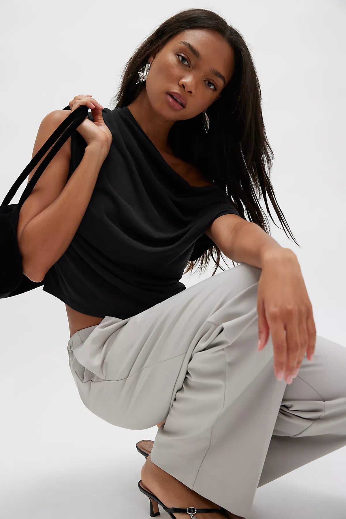 Blake Off-The-Shoulder Draped Top - Image 11