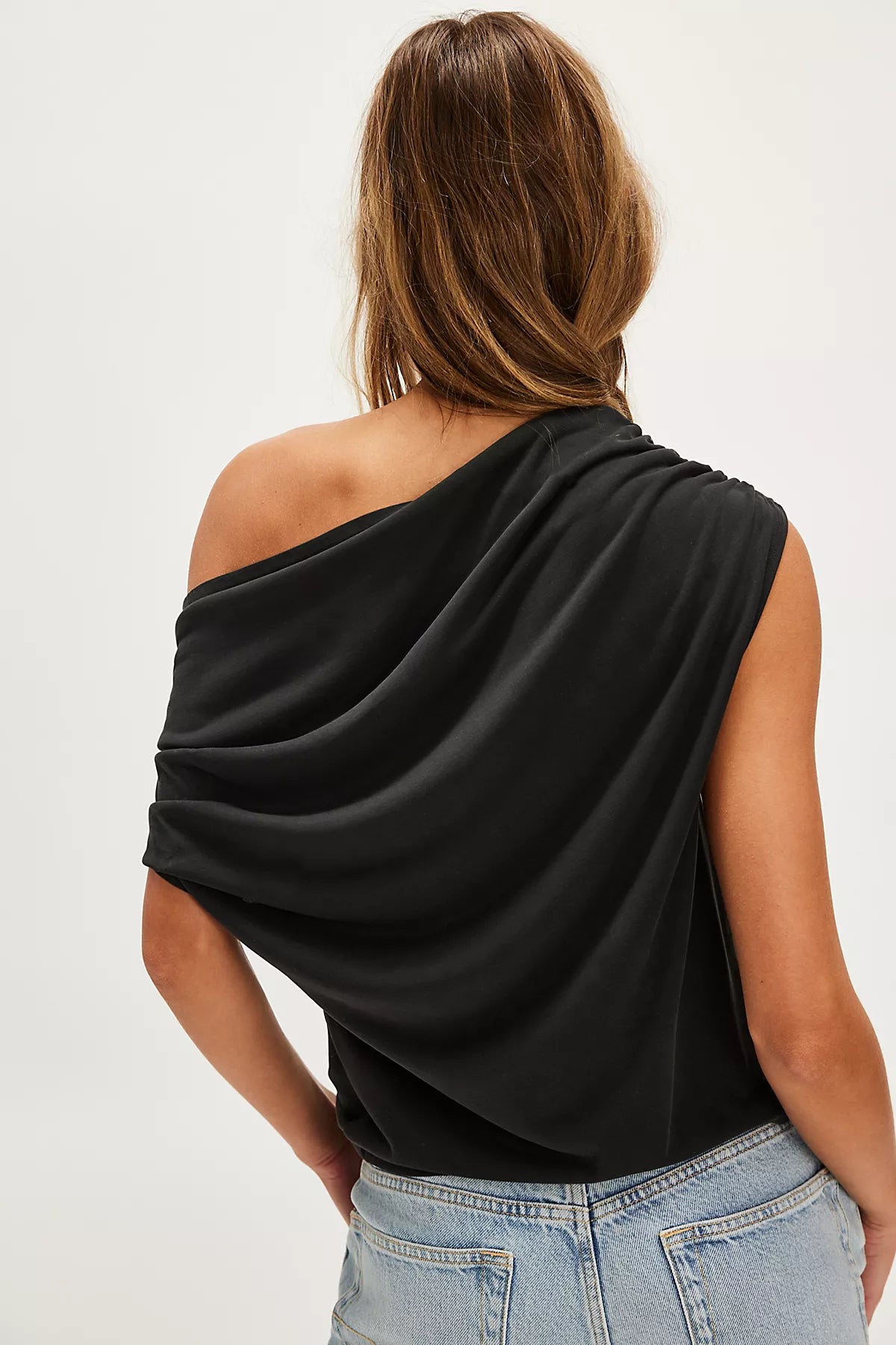 Blake Off-The-Shoulder Draped Top - Image 13
